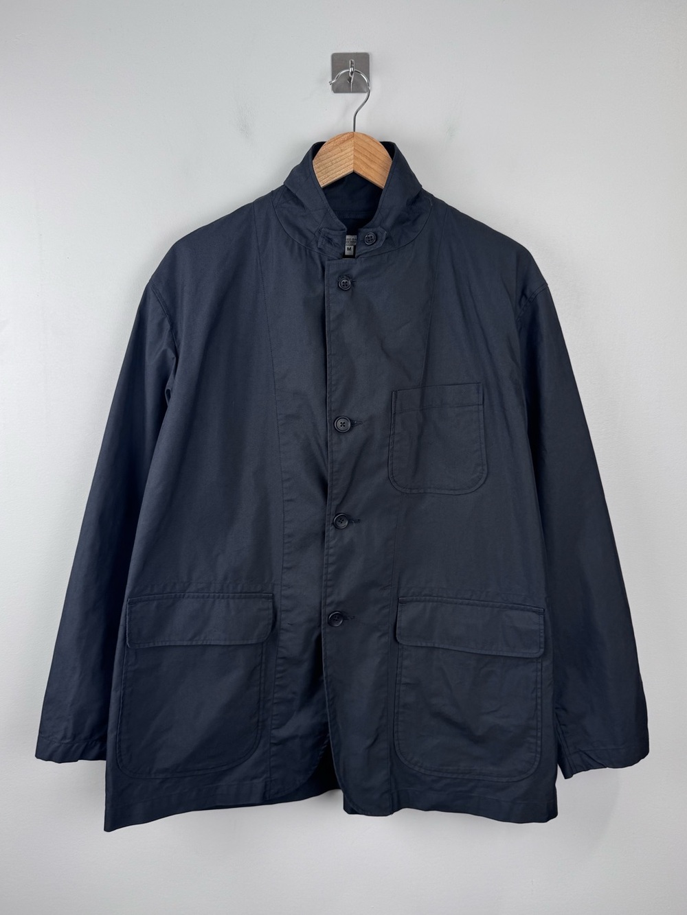 Engineered Garments Men Dark Navy Blue AN Jacket Size Medium